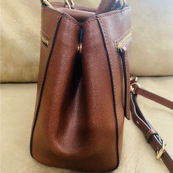 Dooney & Bourke saffiano zip satchel crossbody - Picture 3 of 15